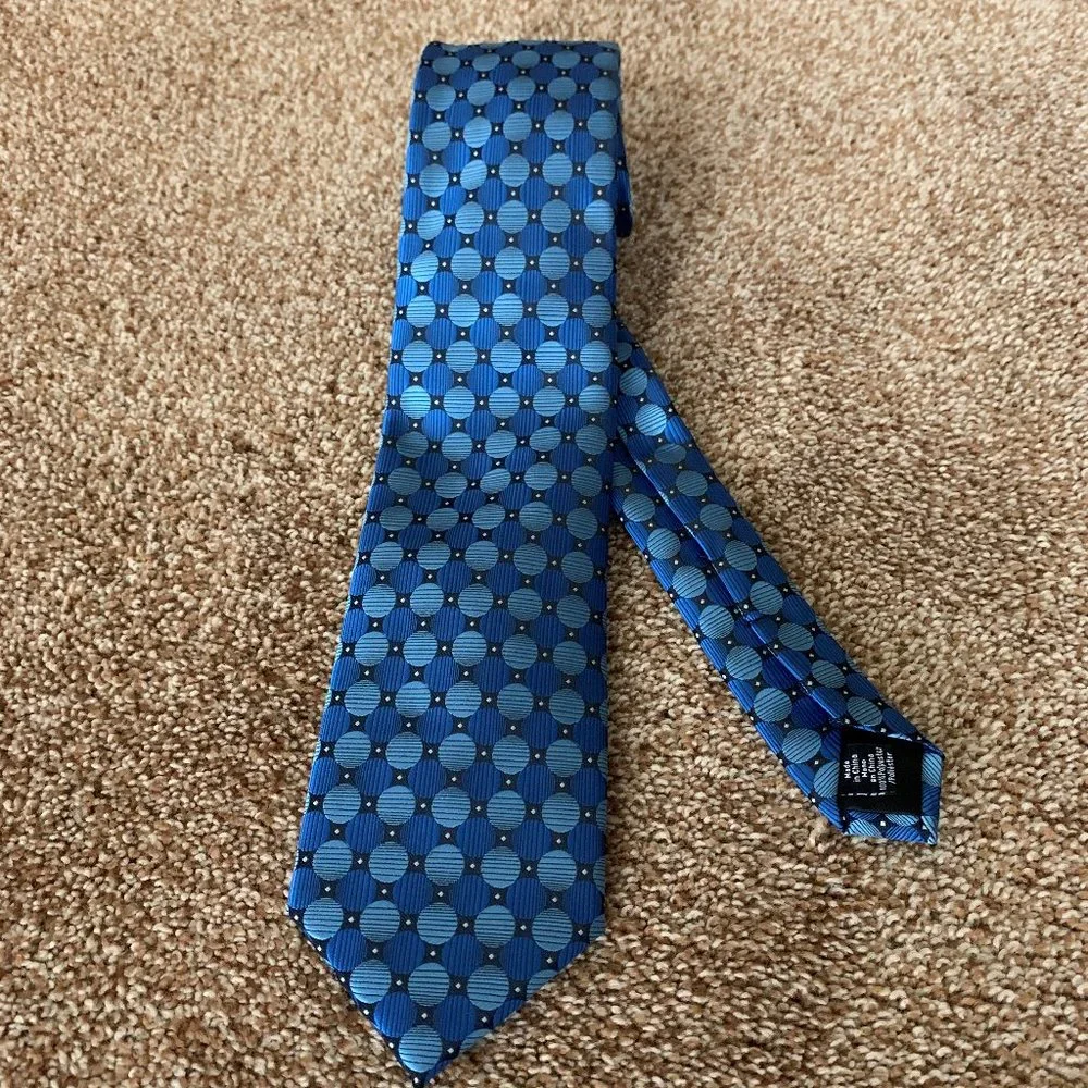 Gold Series blue tie